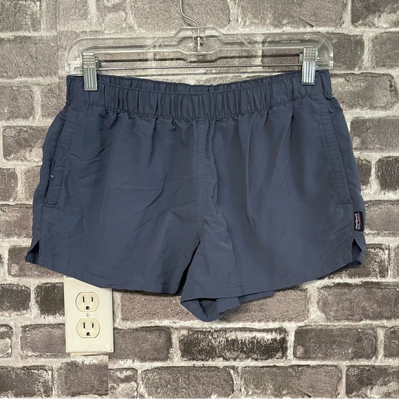 Patagonia Pants - Patagonia barely baggies shorts 2 1/2” blue pockets nylon blue